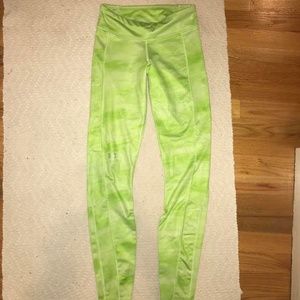 Neon Green Under Armour Leggings